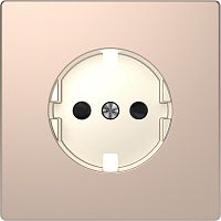 Лицевая панель Schneider Electric Merten D-Life для 1-м. розетки 220Вт шампань картинка